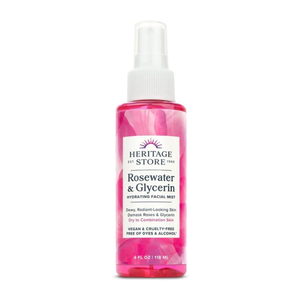 Heritage Store Rosewater and Glycerin 4fl oz Specialty Health Products Heritage Store 