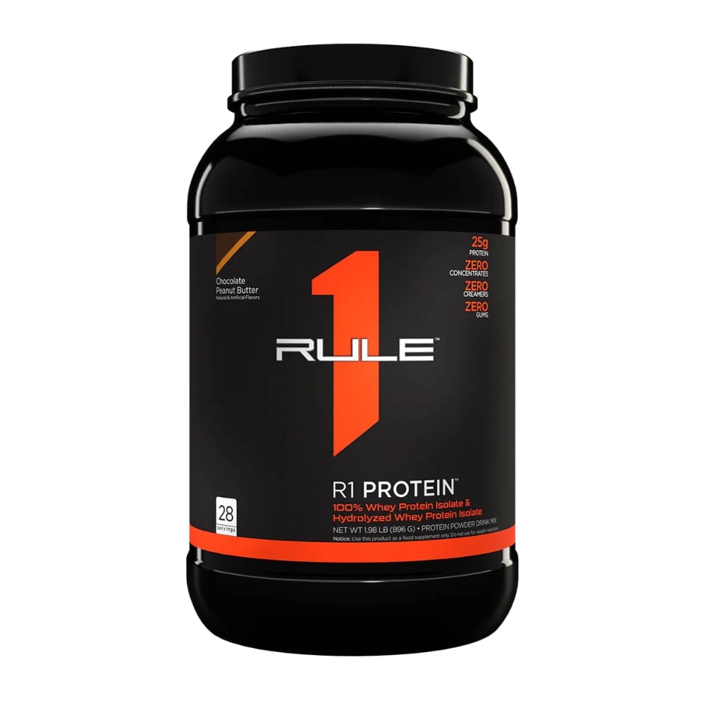 Rule 1 Protein 2lb Protein Powders Rule1 Chocolate Peanut Butter 