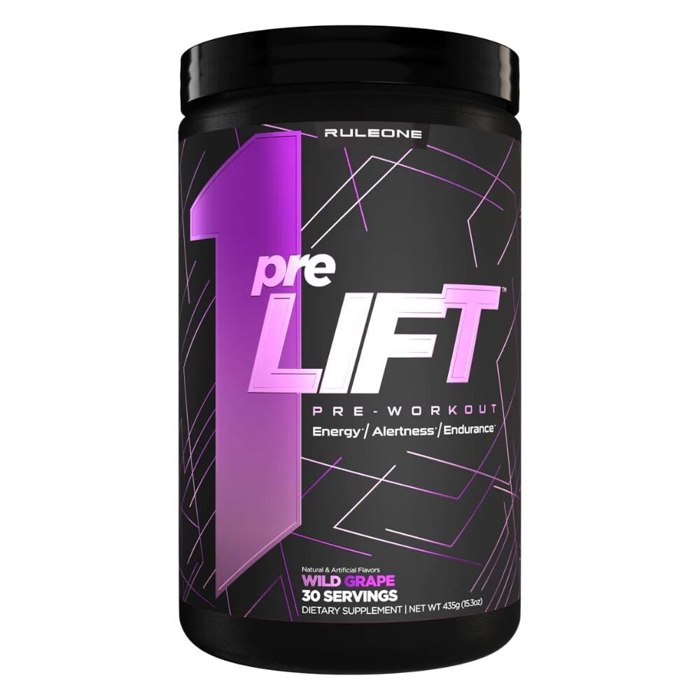 Rule 1 preLIFT 30 Servings Pre-Workouts Rule1 Wild Grape 