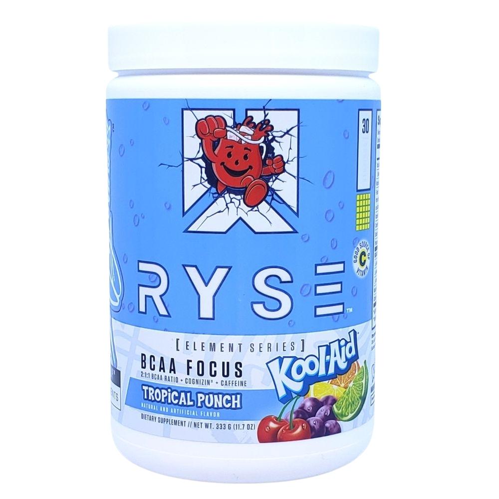 Ryse BCAA Focus 30 Servings Amino Acids Ryse Supplements Kool-Aid Tropical Punch 