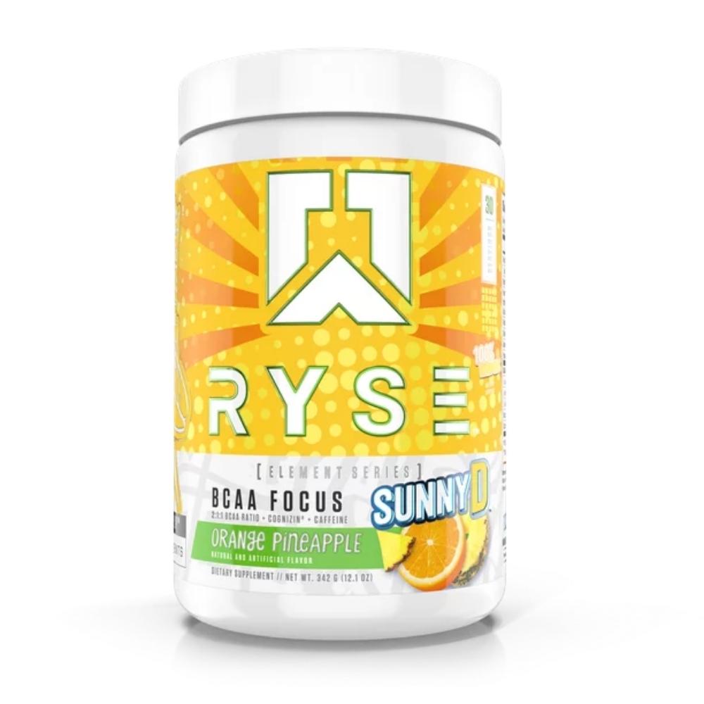 Ryse BCAA Focus 30 Servings Amino Acids Ryse Supplements Sunny-D (Orange Pineapple) 