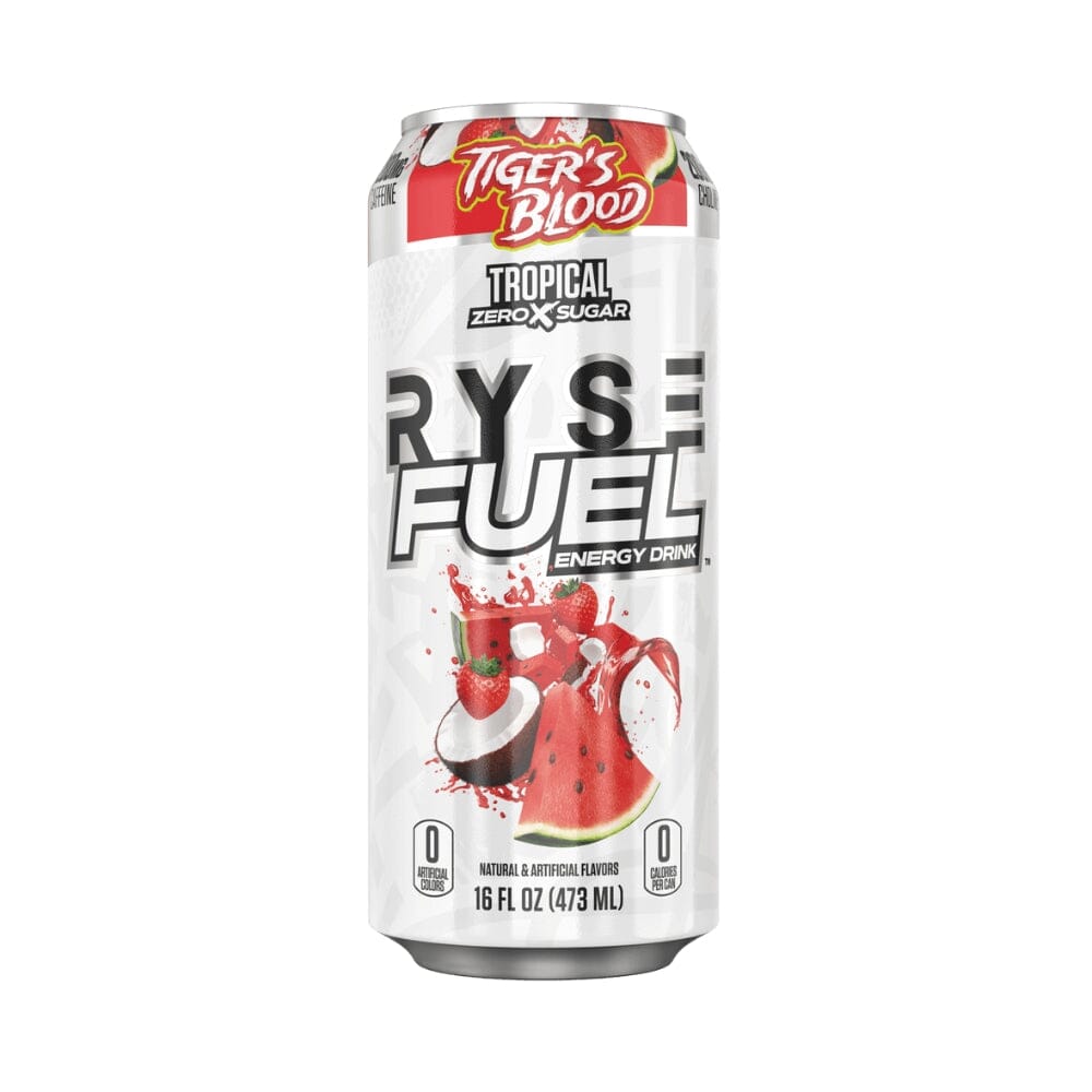 Ryse Fuel Energy Drink RTD 12/Case Drinks Ryse Supplements Tiger's Blood 