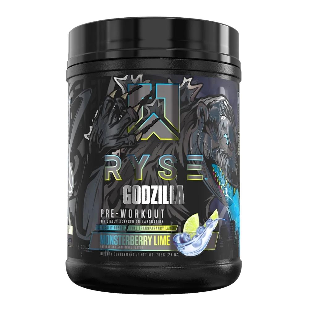 Ryse Godzilla Pre Pre-Workouts Ryse Supplements Monsterberry Lime 
