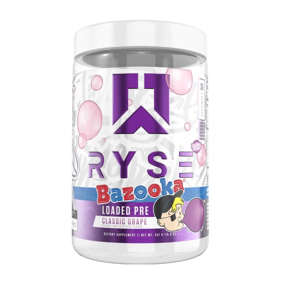 Ryse Loaded Pre Pre-Workouts Ryse Supplements Bazooka Grape 