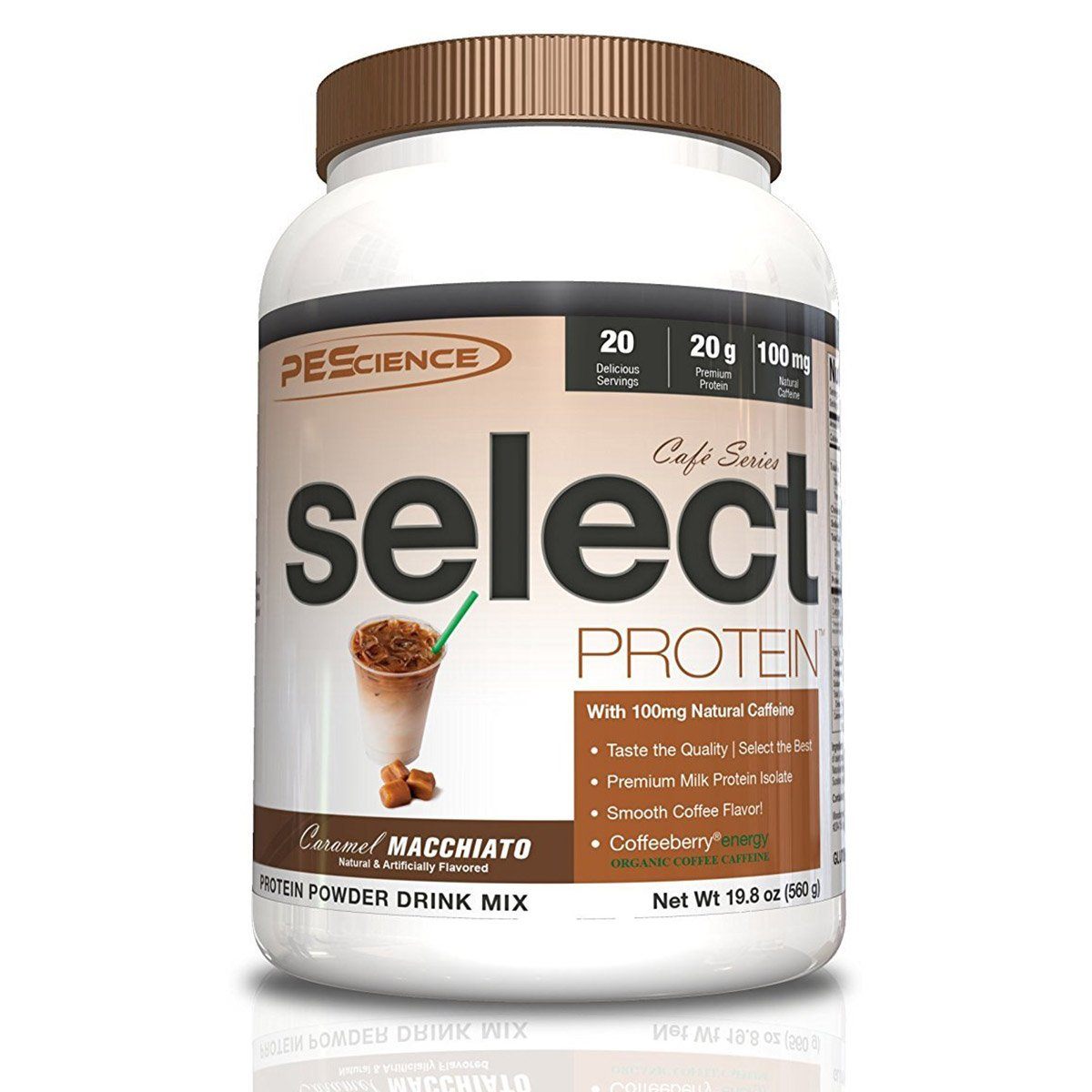 PEScience Cafe Select Protein 20 Serving Protein PEScience Caramel Macchiato  (1059247783979)