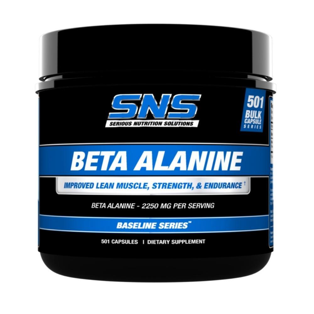 Serious Nutrition Solutions Beta Alanine 501 Capsules Amino Acids Serious Nutrition Solutions 