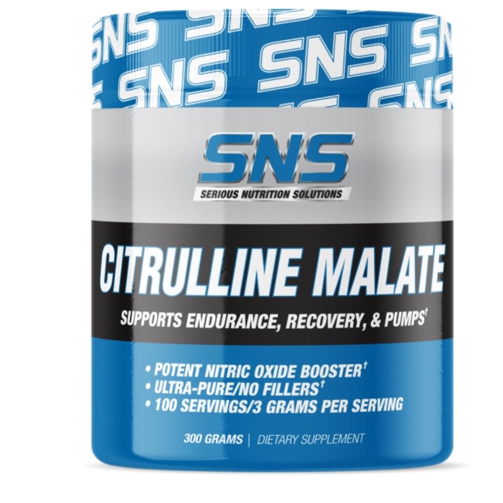 Serious Nutrition Solutions Citrulline Malate 100 Servings Amino Acids Serious Nutrition Solutions 
