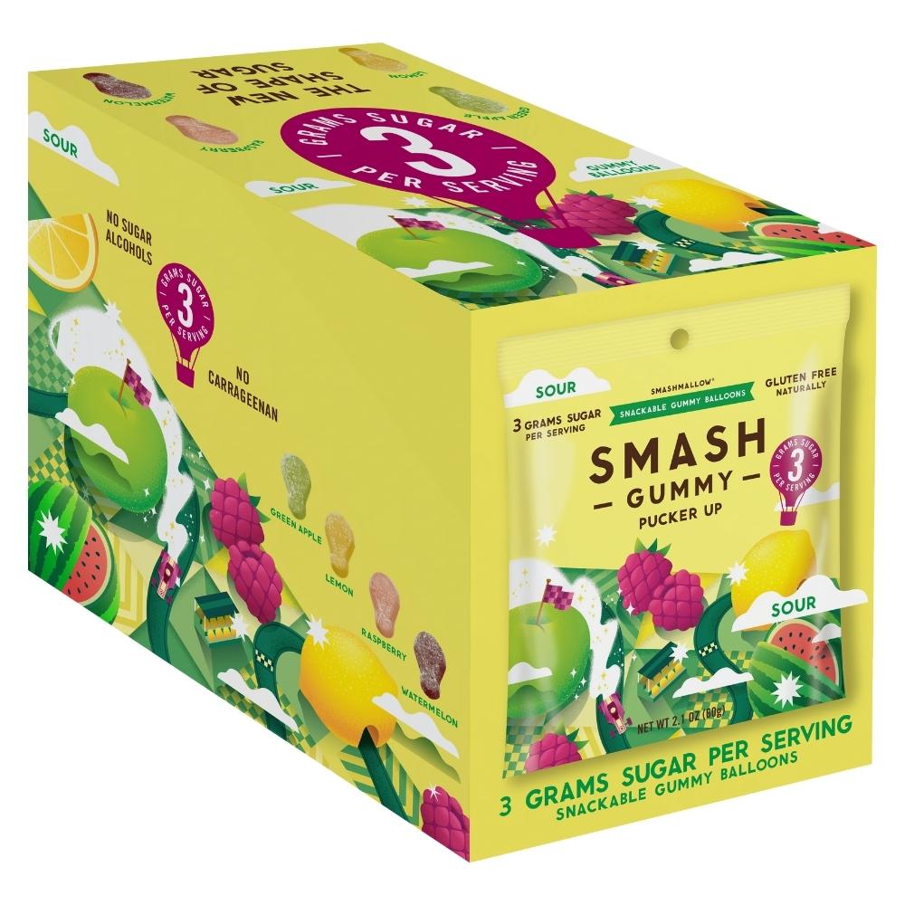 Smashmallow Gummy 8/box Foods Juices Smashmallow Pucker Up 