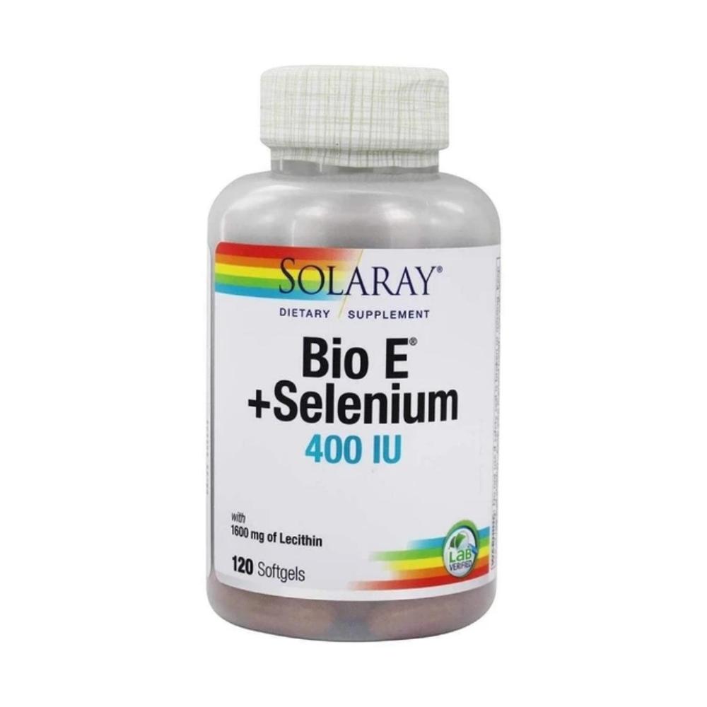 Solaray Bio E w/Selenium 400 IU 120 Softgels Vitamins Solaray 