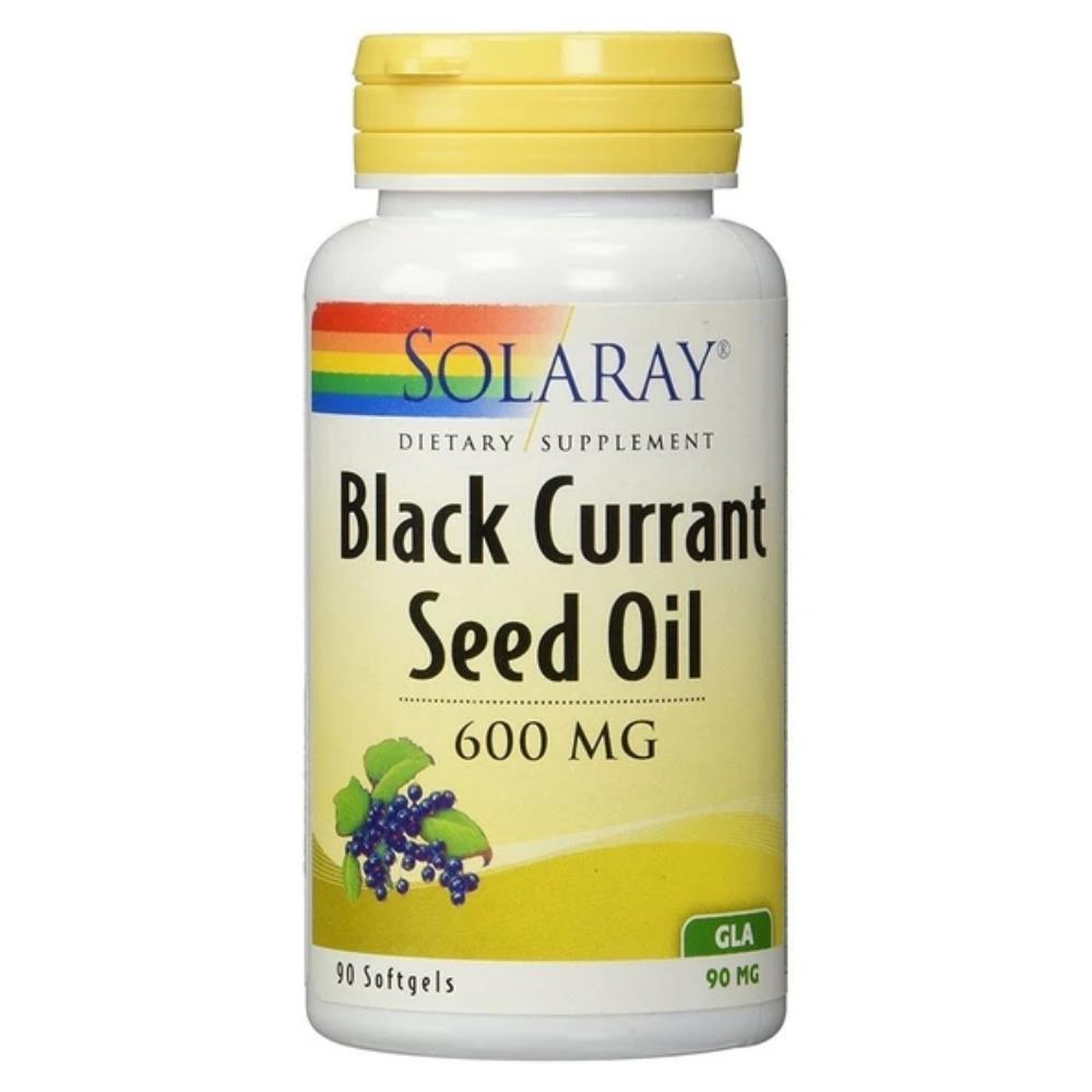 Solaray Black Currant Seed Oil 600mg 90 Soft Gels Other Supplements Solaray 