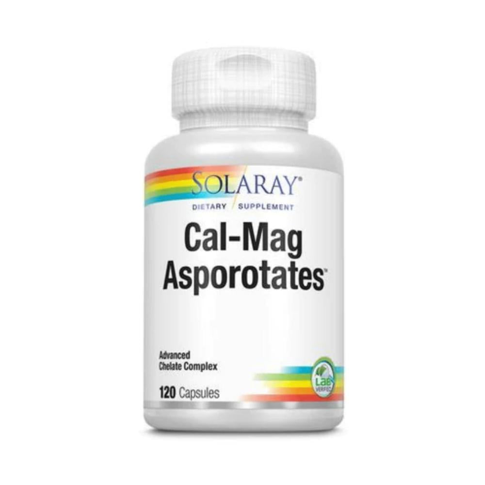 Solaray Cal-Mag Asporotates 120 Capsules Minerals Solaray 