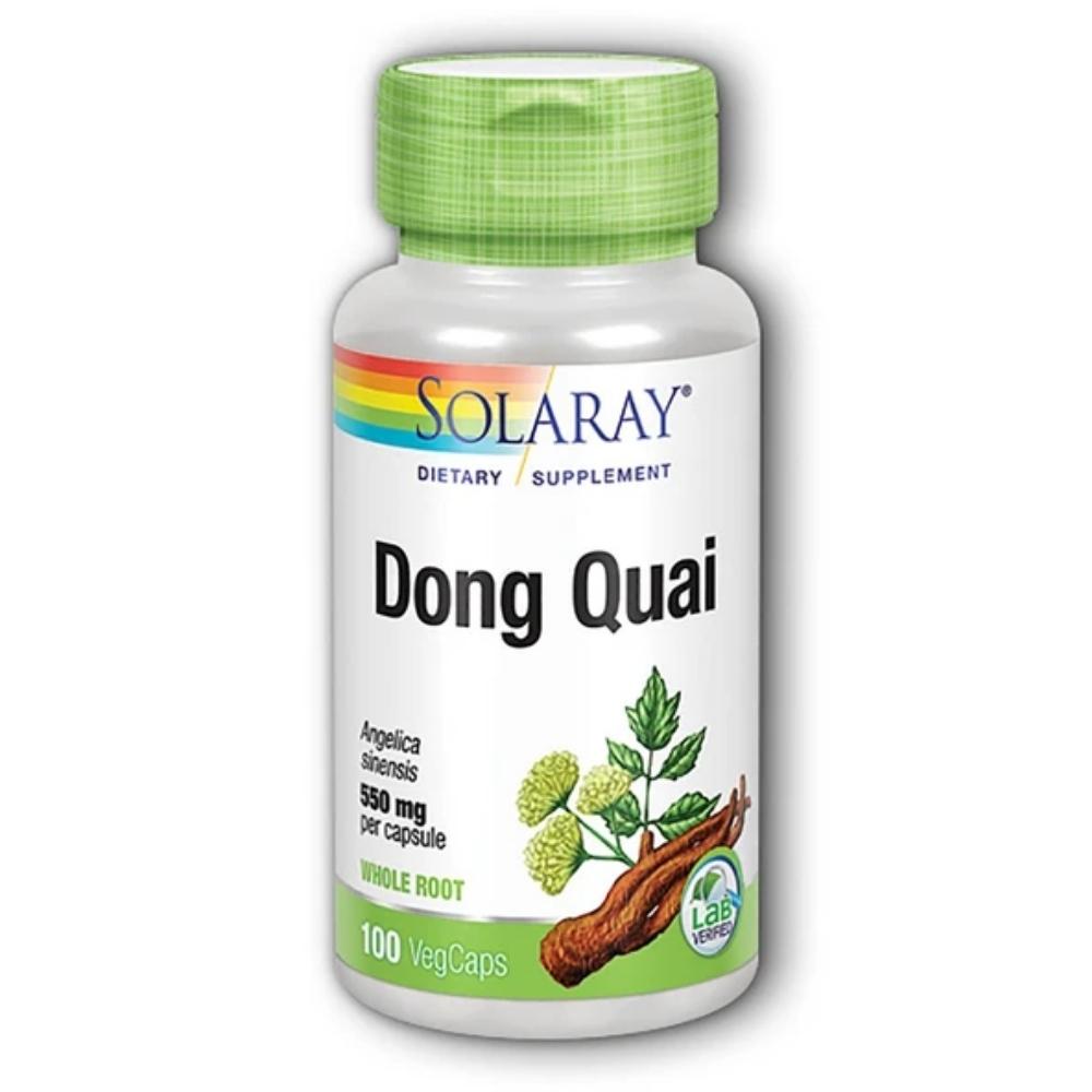 Solaray Dong Quai 550mg 100 Capsules Herbs Solaray 