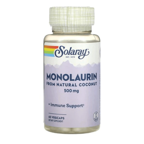 Solaray Monolaurin Immune System Support 500mg 60VC Specialty Health Products Solaray 