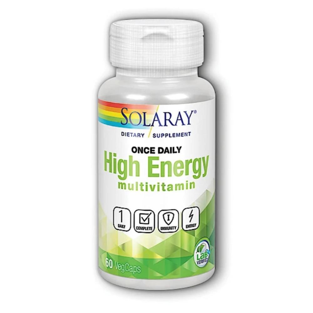 Solaray Once Daily High Energy Multi Vitamin 60 Capsules Vitamins Solaray 