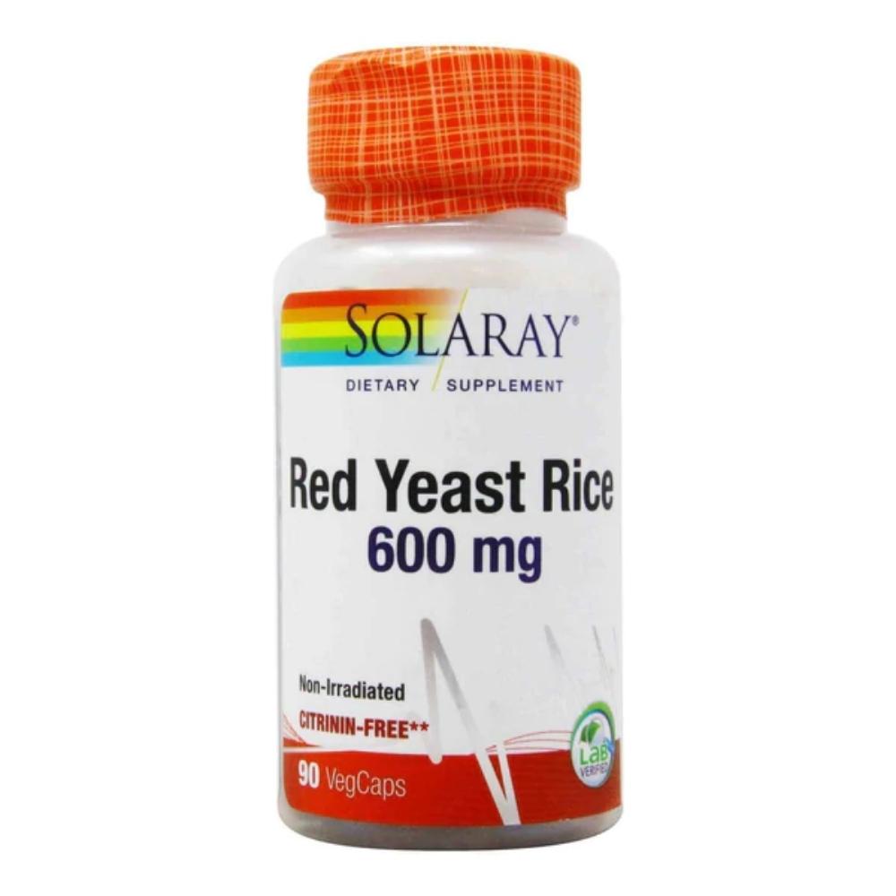 Solaray Red Yeast Rice 600mg 90 caps Herbs Solaray 