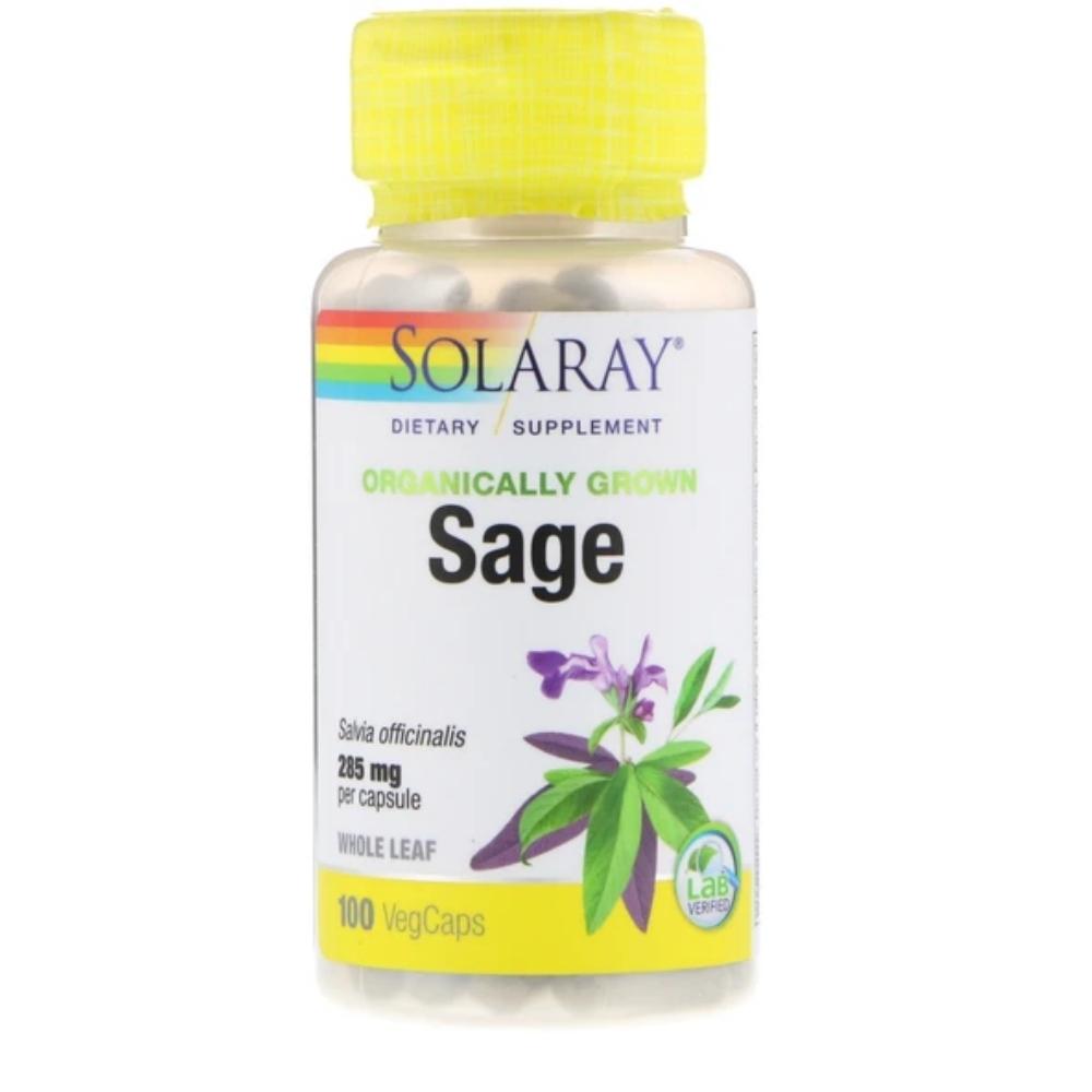Solaray Sage 570mg 100 Capsules Store Stock Only Solaray 