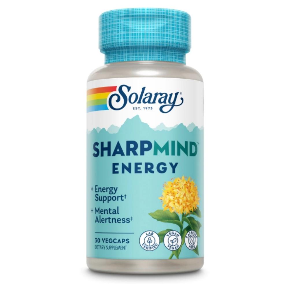 Solaray Sharp Mind Nootropics Energy 30 Count Nootropics Solaray 