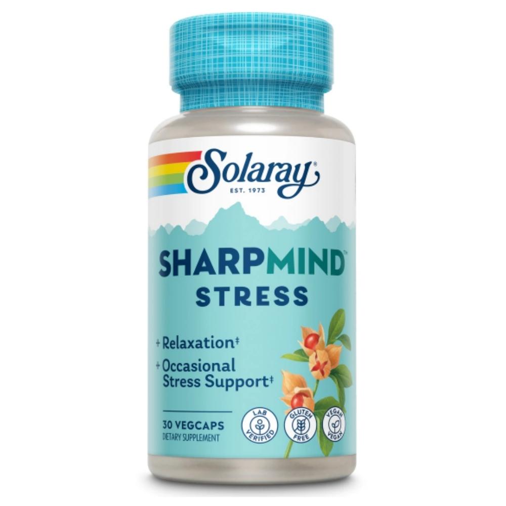 Solaray Sharp Mind Nootropics Stress 30 Count Nootropics Solaray 