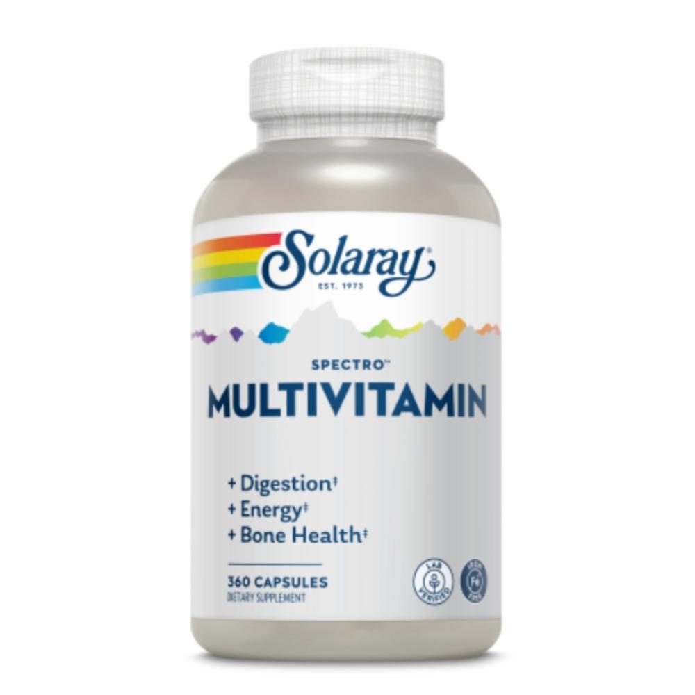 Solaray Spectro Multi-Vita-Min Iron Free 360 Caps Vitamins Solaray 