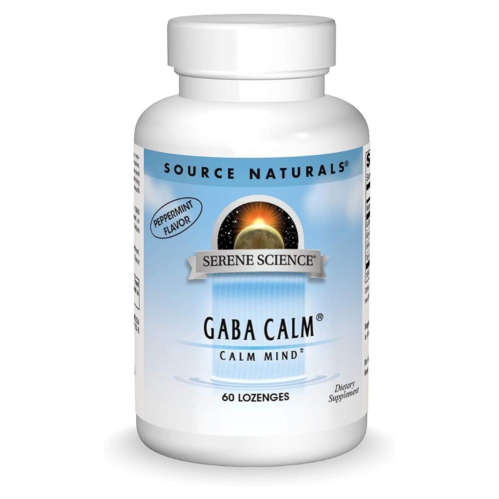 Source Naturals Gaba Calm Peppermint 60 Lozenges Specialty Health Products Source Naturals 