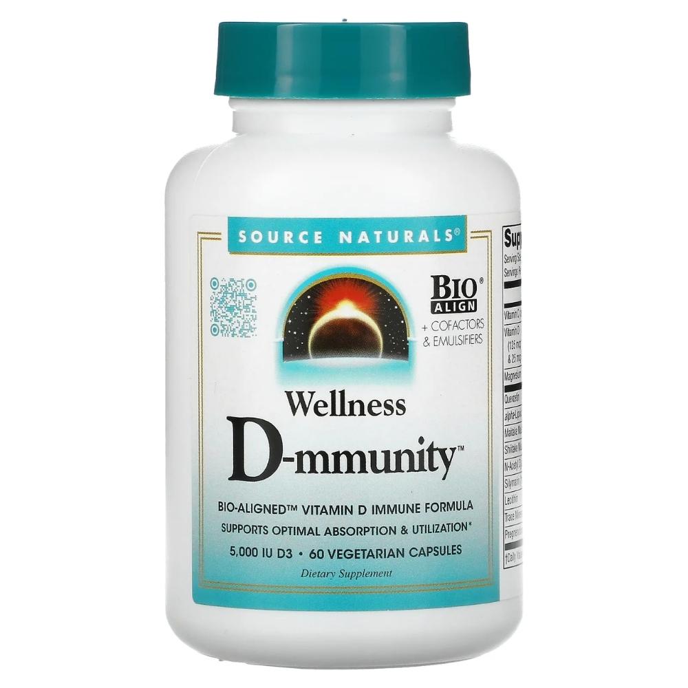 Source Naturals Wellness D-mmunity 60 Vege Capsules Specialty Health Products Source Naturals 