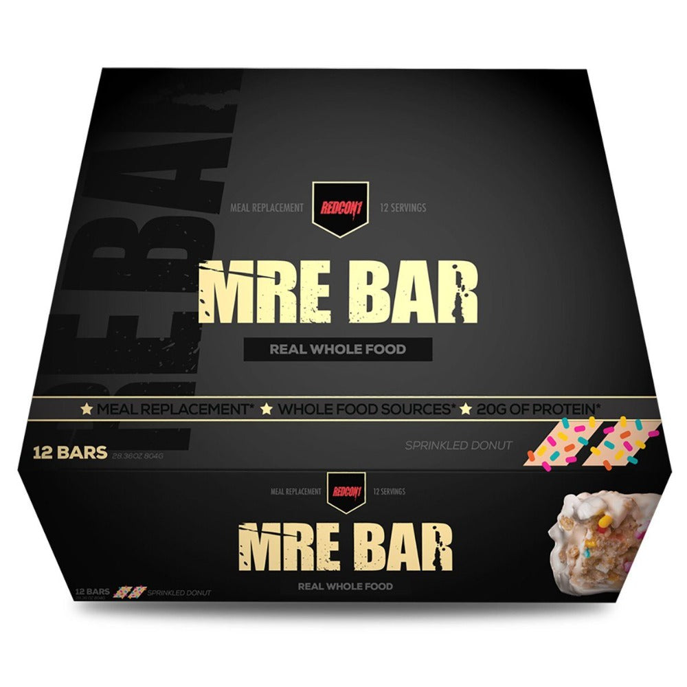 Redcon1 MRE Bars 12/Box Bars Redcon 1 Sprinkled Donut  (1516971819051)