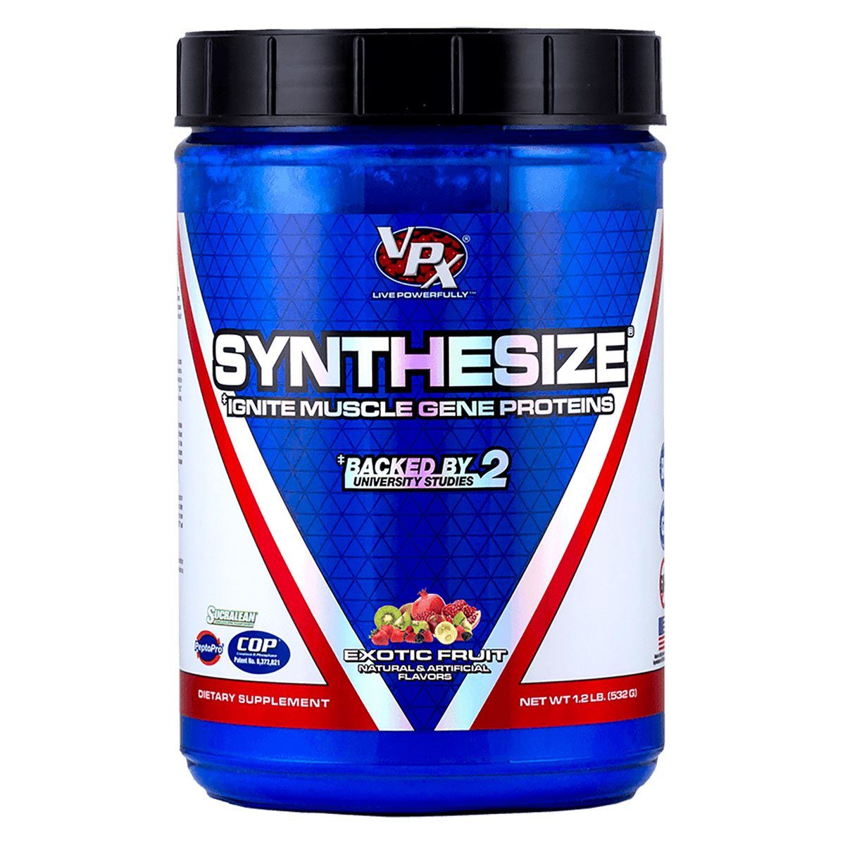 VPX NO SyntheSize 28 Servings Pre-workout VPX Exotic Fruit  (1058139144235)