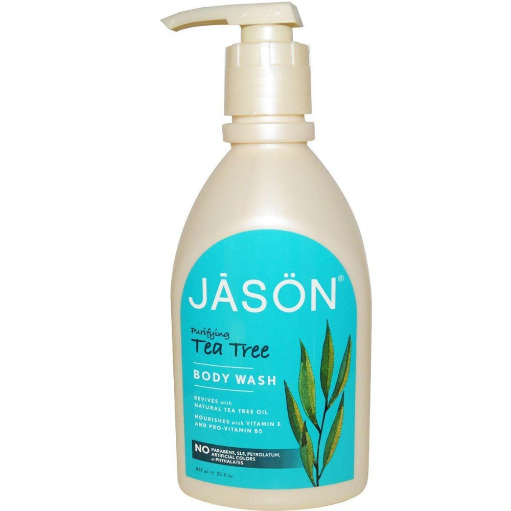 Jason Tea Tree Satin Body Wash 30 oz Personal Care Jason  (1057907671083)