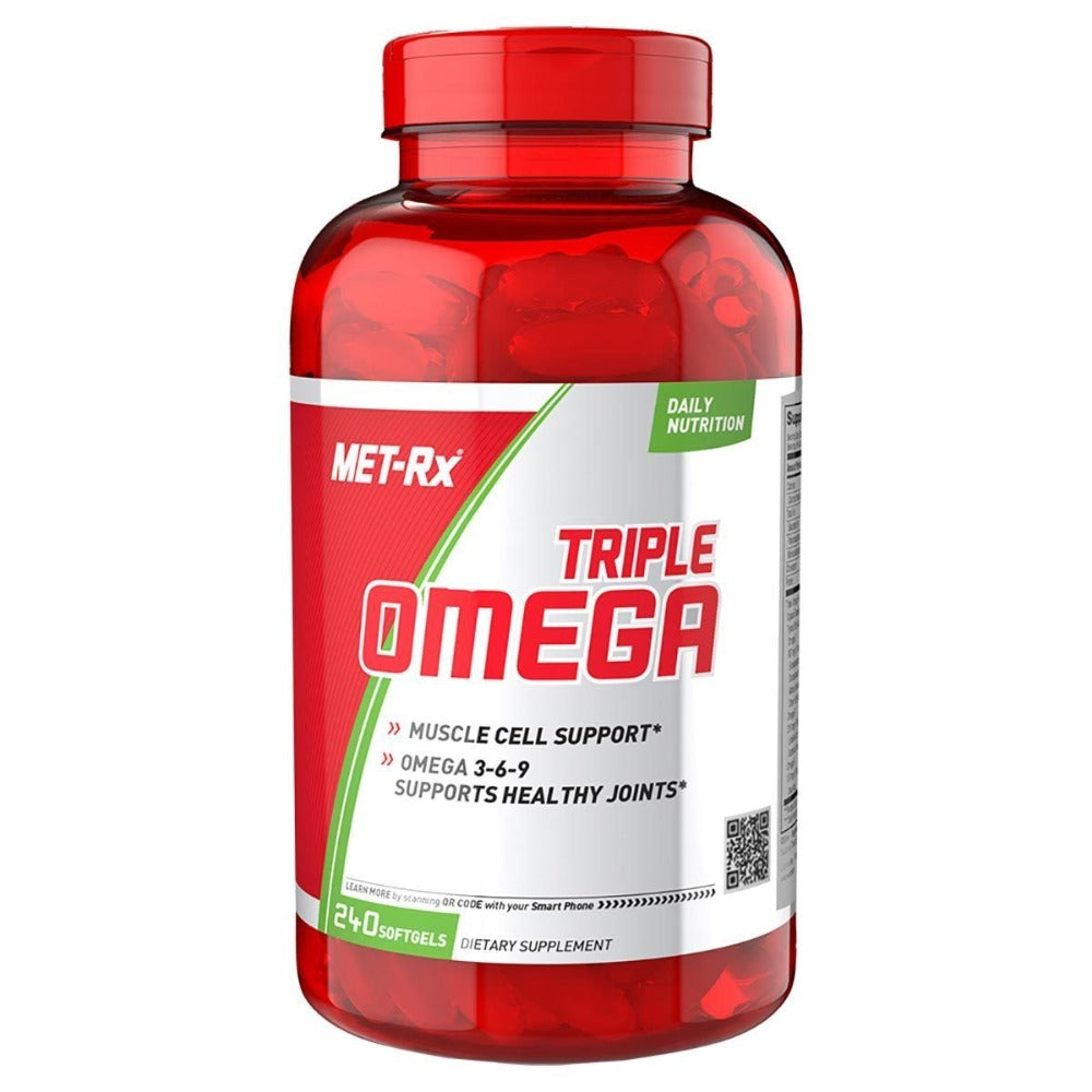 Met-Rx Triple Omega 240SG Essential Fatty Acids & - Oils Met-Rx  (1460182417451)
