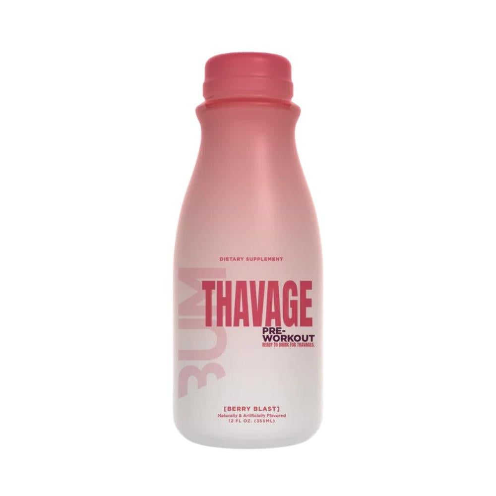 Raw CBUM Thavage RTD 12/case Drinks Raw Berry Blast 