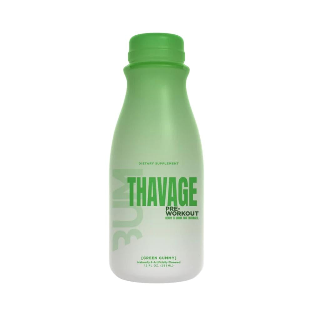 Raw CBUM Thavage RTD 12/case Drinks Raw Green Gummy 