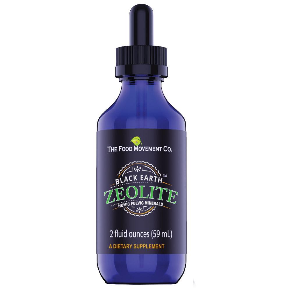 The Food Movement Black Earth Zeolite 2 fl oz. Specialty Health Products The Food Movement 