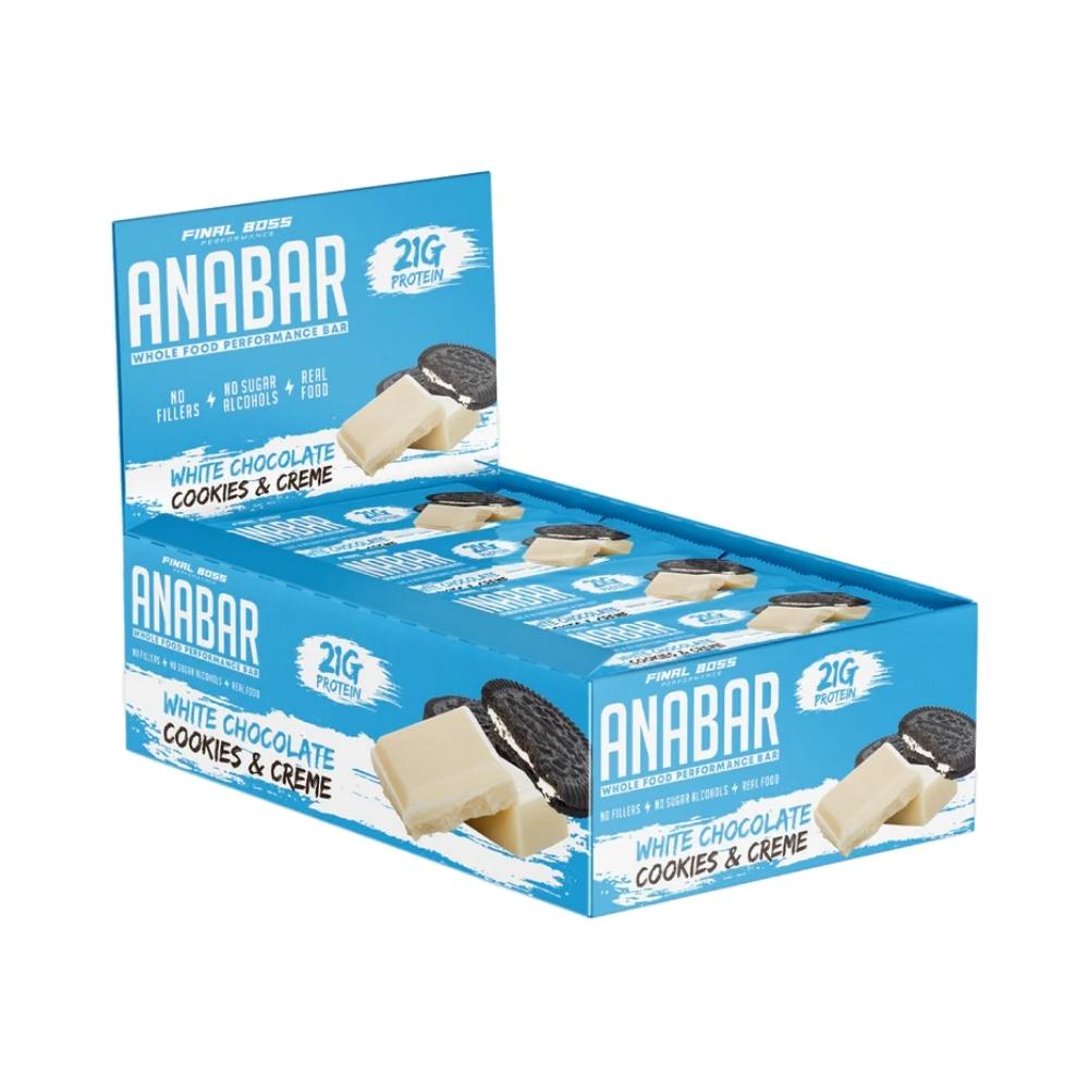 The Anabar 12/Pack Bars Anabar White Chocolate Cookies & Creme 