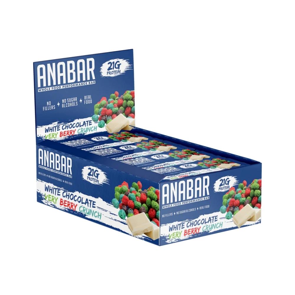 The Anabar 12/Pack Bars Anabar White Chocolate Very Berry Crunch 