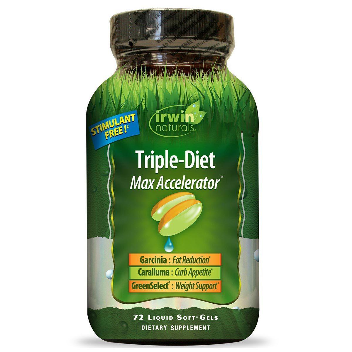 Irwin Naturals Triple-Diet 72 Liquid Soft Gels Diet/Energy Irwin Naturals  (1059050651691)