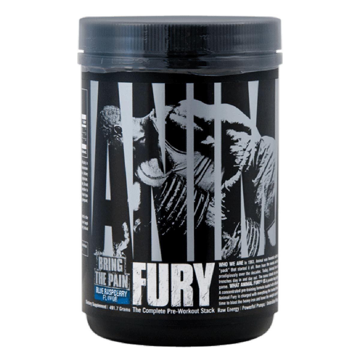 Universal Animal Fury 30 Servings Pre-workout Universal Blue Raspberry  (1059279732779)