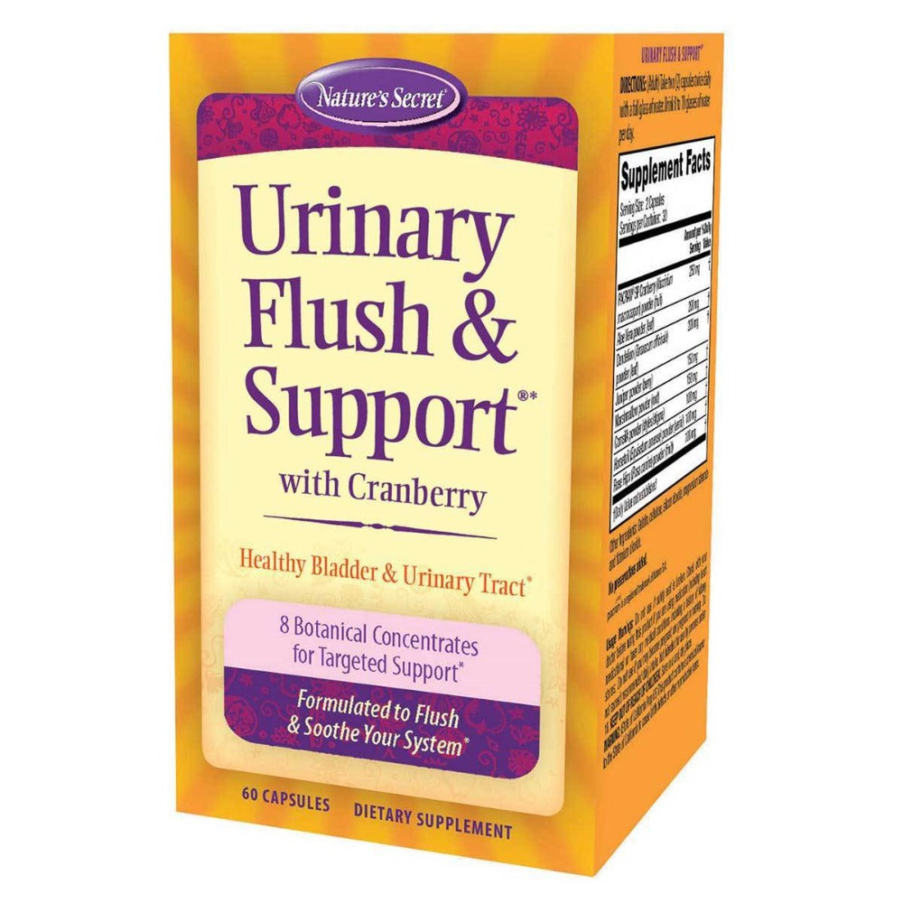 Nature's Secret Urinary Cleanse and Flush 60 Caps Herbs Nature's Secret  (1058626306091)