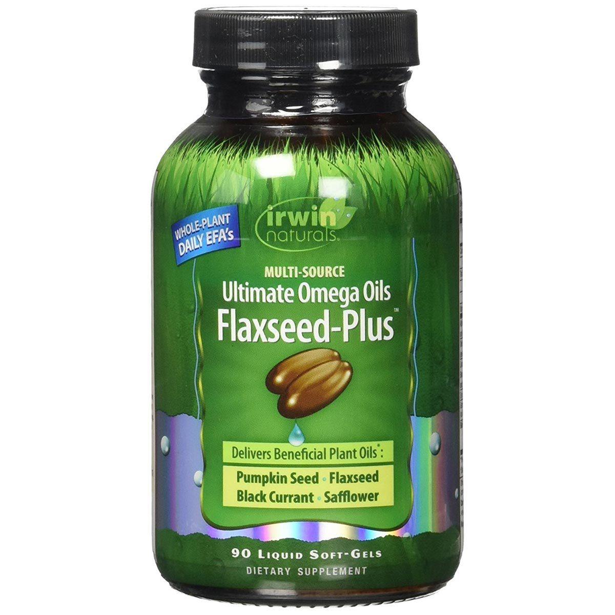 Irwin Naturals Ultimate Omega Oils Flaxseed-Plus 90 Softgels Greens / Super Foods Irwin Naturals  (1058568306731)