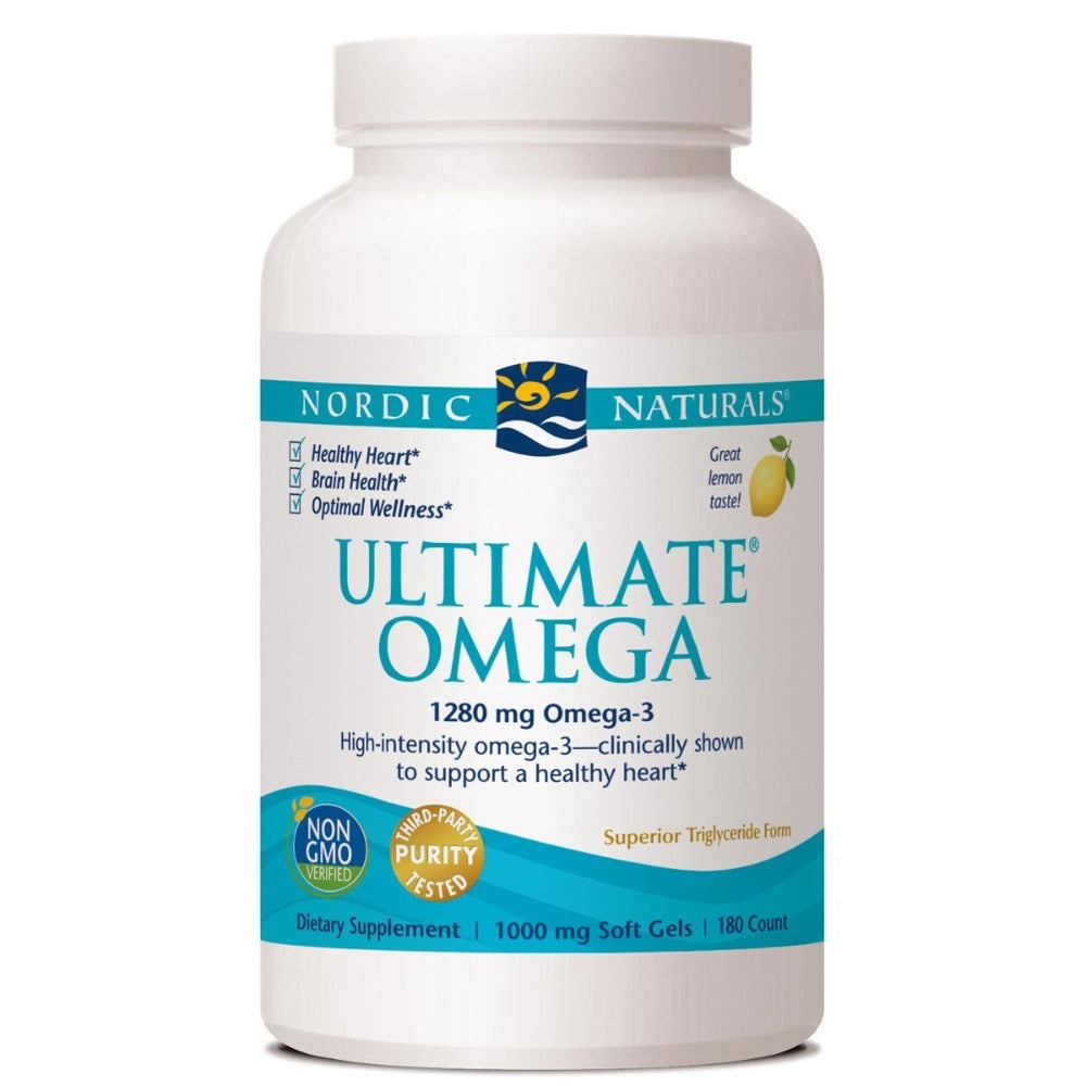 Nordic Naturals Ultimate Omega 180 SoftGels Omega Fatty Acids / EFAs Nordic Naturals  (1058795487275)