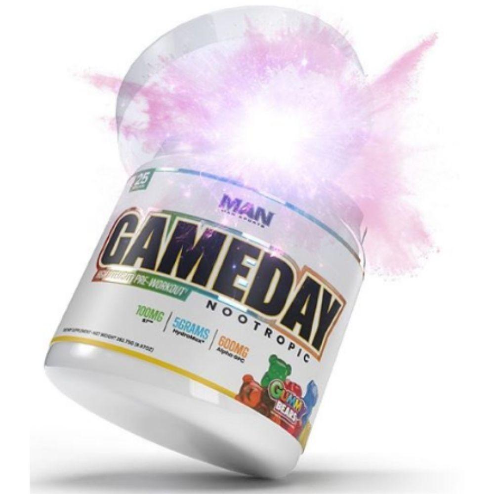 MAN Gameday Nootropic 25 Servings Gummy Bears Pre-Workouts MAN 