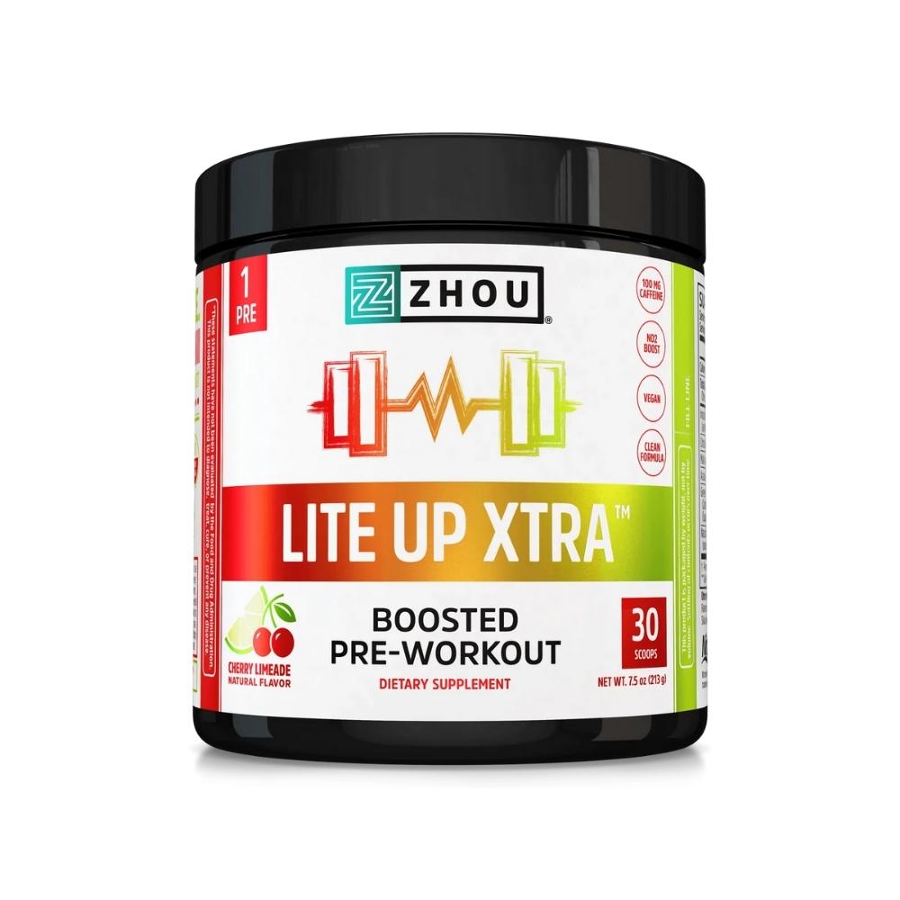 Zhou Lite Up Xtra 30 Servings Pre-Workouts ZHOU Cherry Limeade 