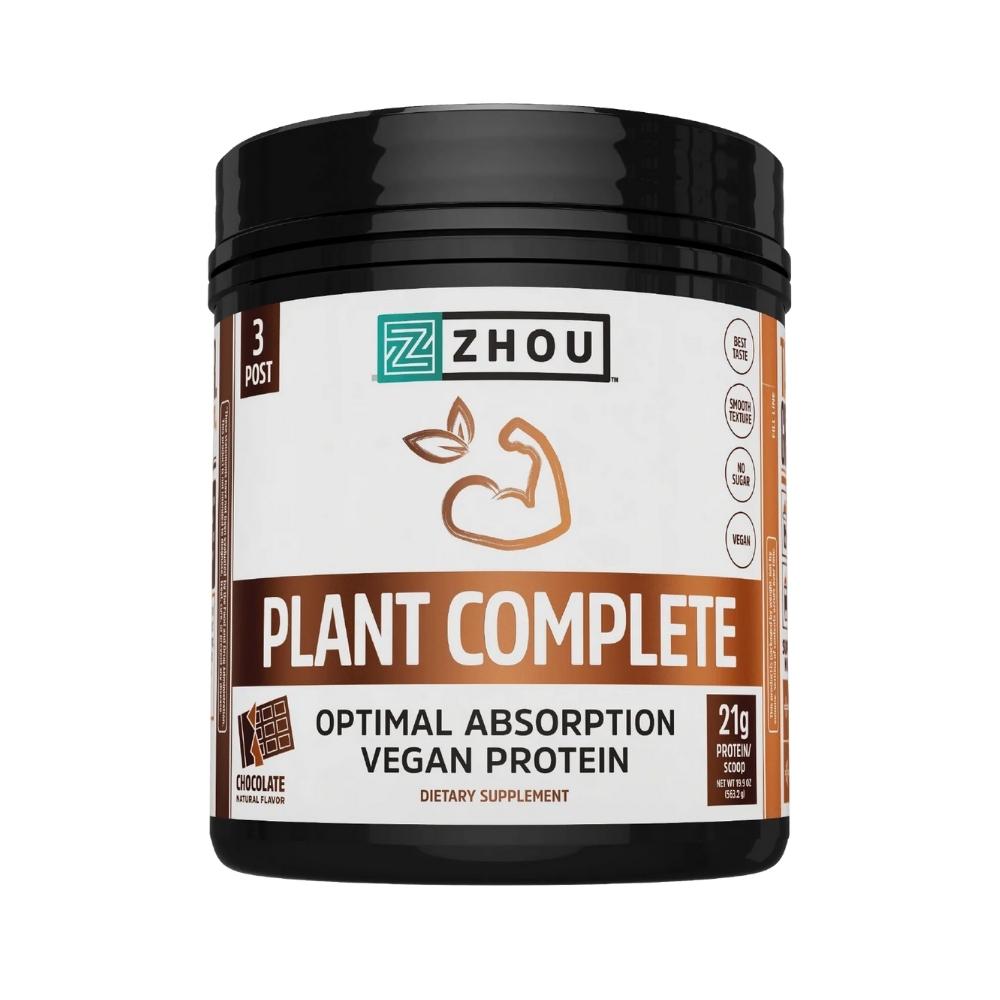 Zhou Plant Complete Vegan Protein 16/scoop Protein Powders ZHOU Chocolate 