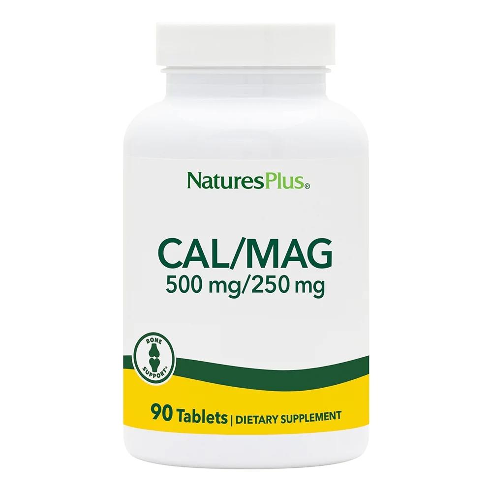 Nature's Plus Cal/Mag 500/250mg 90 Tablets | Strong Bones & Teeth Vitamins & Minerals Nature's Plus 