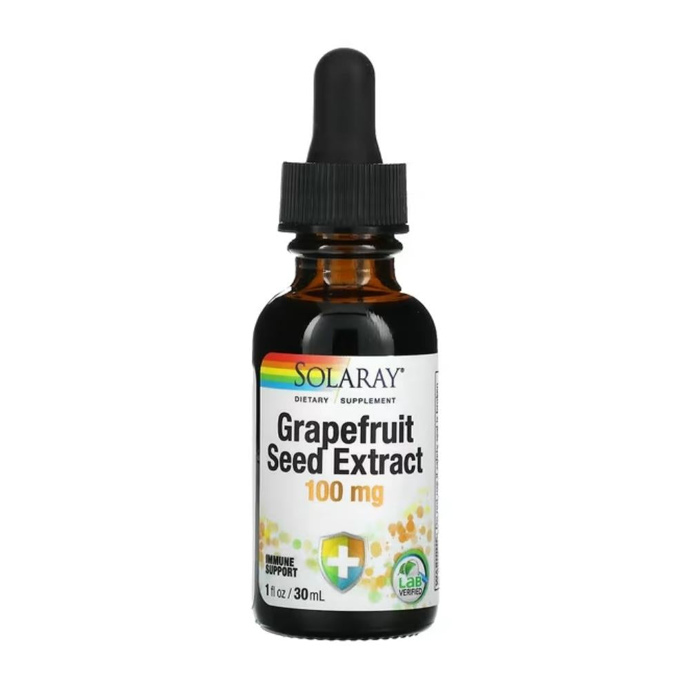 Solaray Grapefruit Seed Extract 100mg 1fl oz Herbs Solaray 
