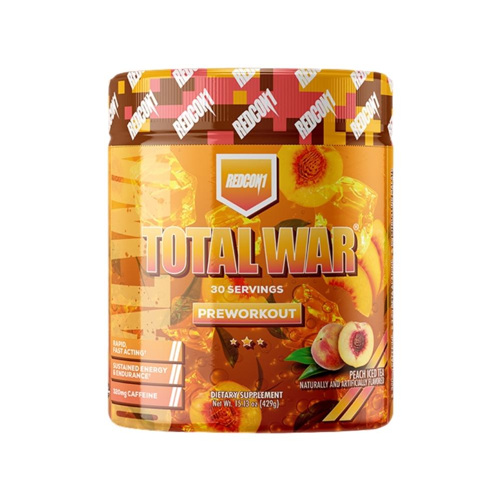 Redcon1 Total War 30 Servings Pre-workout Redcon 1 Peach Iced Tea 