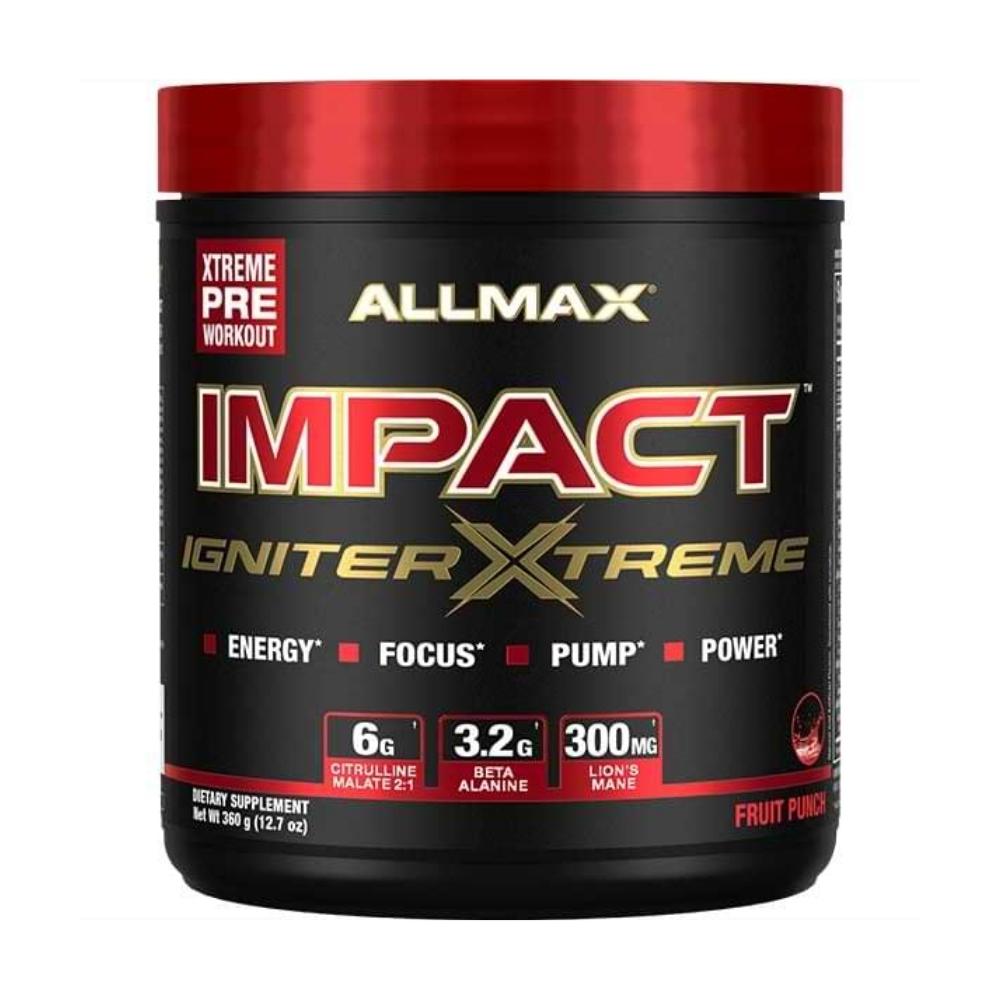 Allmax Impact Igniter Xtreme Pre-Workouts Allmax Nutrition Fruit Punch 