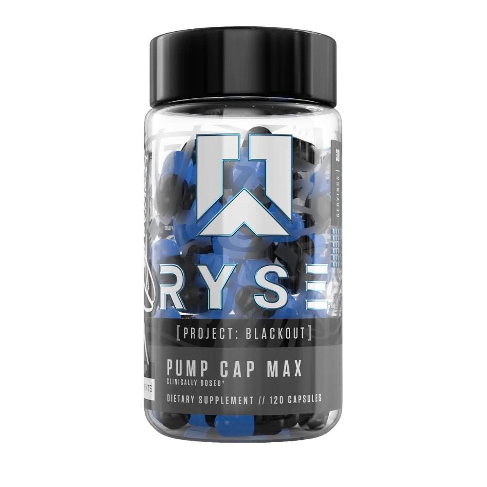 Ryse Supplements Pump Cap Max 120 Capsules Sports Performance & - Recovery Ryse Supplements 