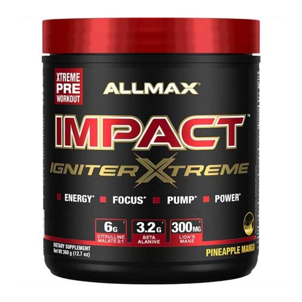 Allmax Impact Igniter Xtreme Pre-Workouts Allmax Nutrition Pineapple Mango 