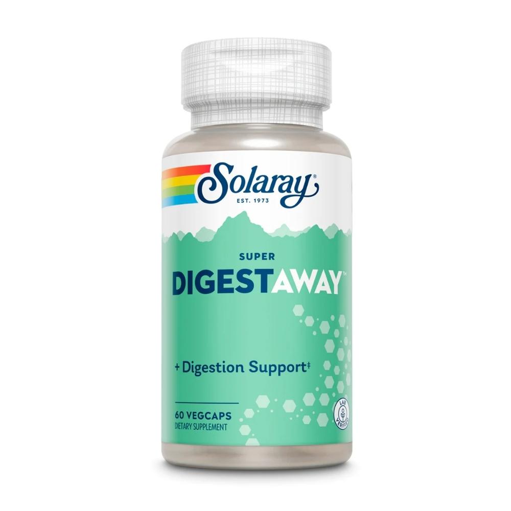 Solaray Super Digestaway 60 Capsules Digestive Health Solaray 
