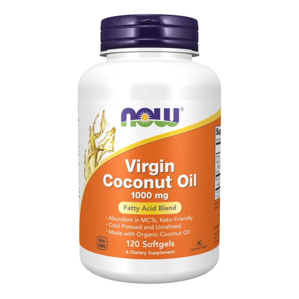 Now Foods COCONUT OIL 1000mg 120 Soft Gels Store Stock Only Now Foods 